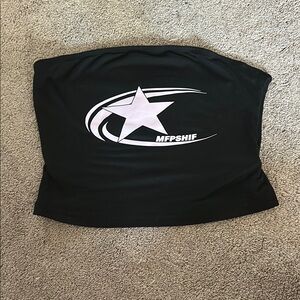 SHEIN Elegant Black Tube Top